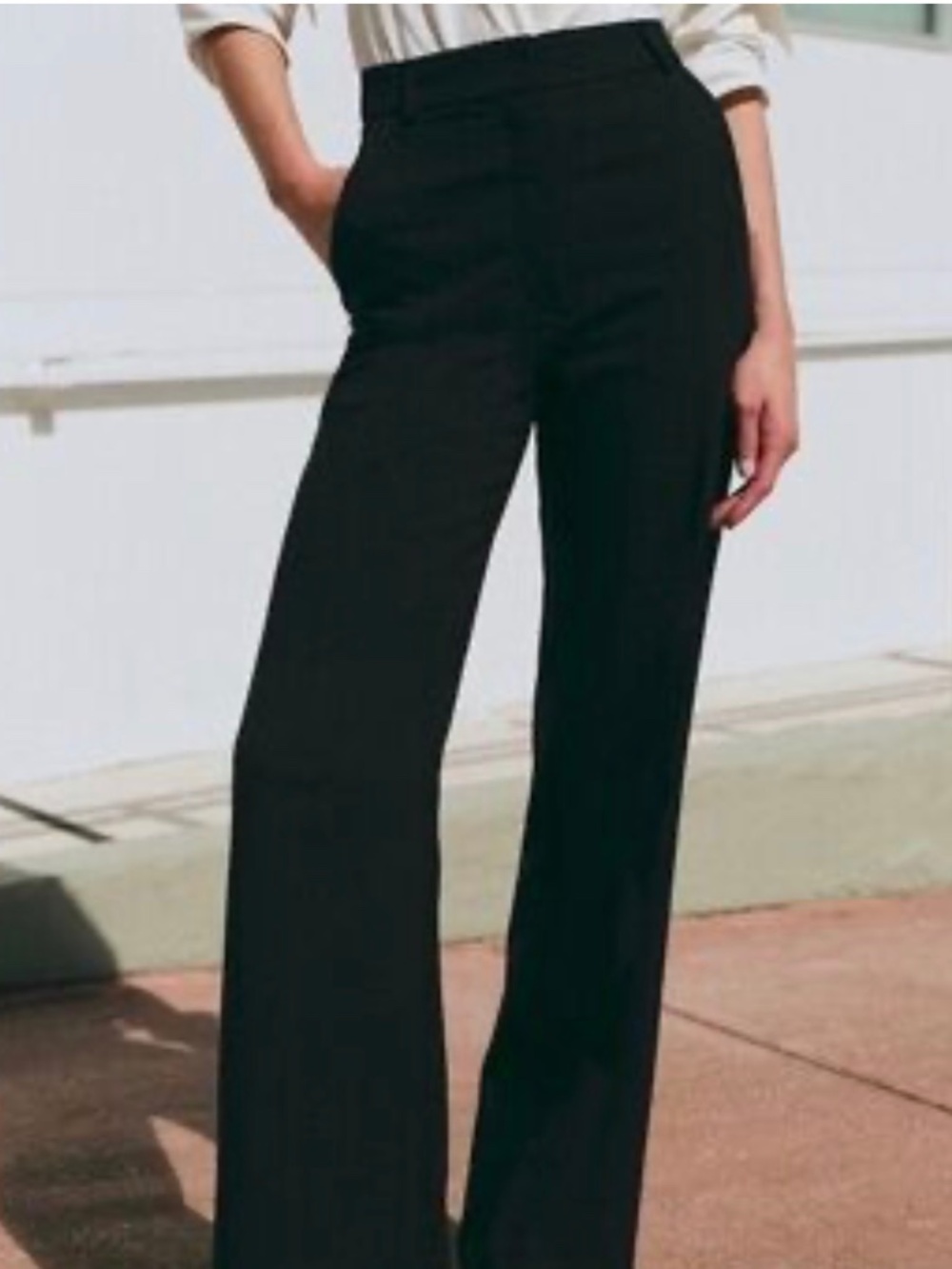 Sézane Martin Trousers in Black- Size 4/ 36